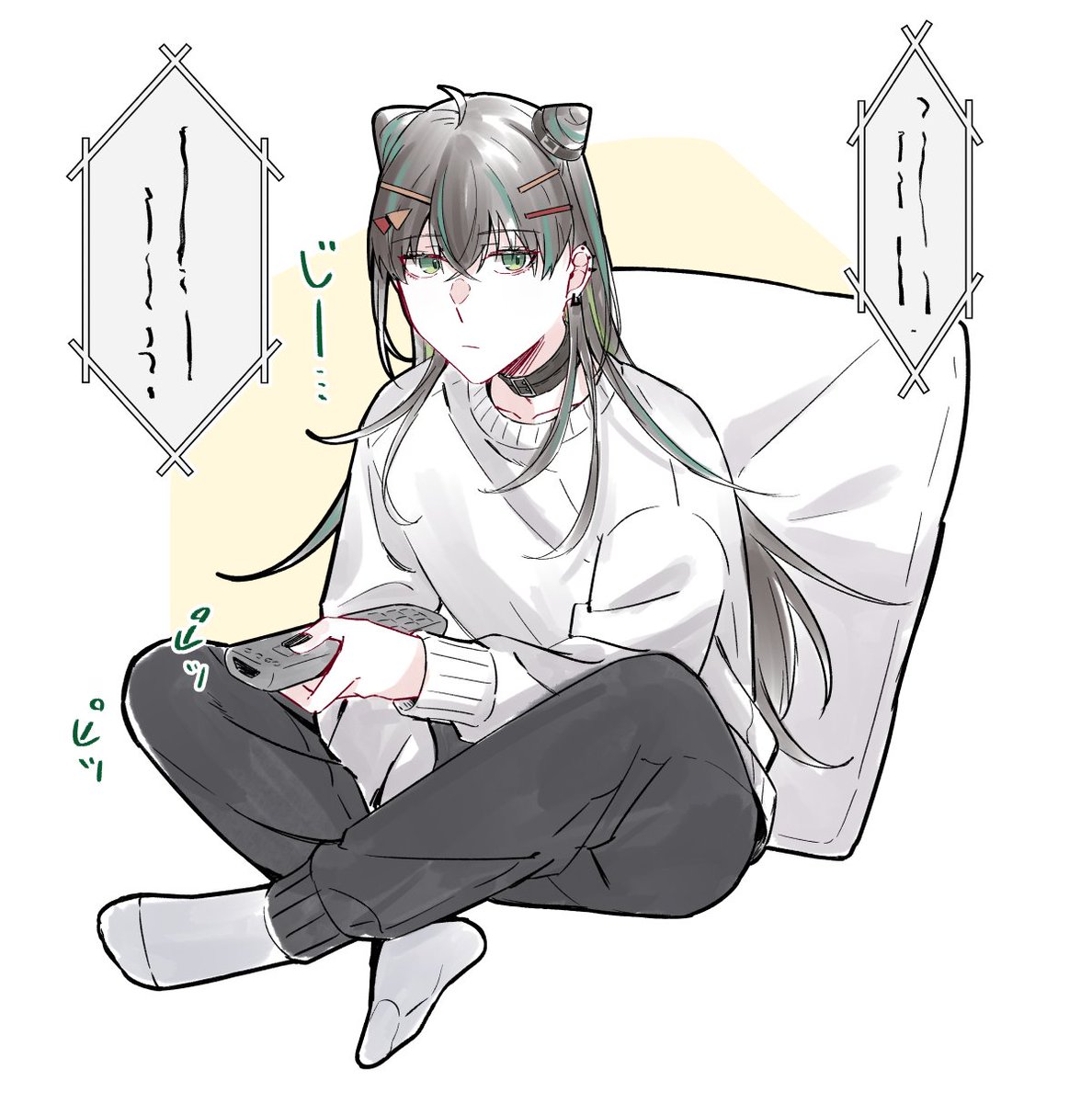 お部屋でイチャイチャしてー
#トワツガイ_FA 