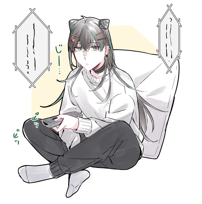 お部屋でイチャイチャしてー
#トワツガイ_FA 