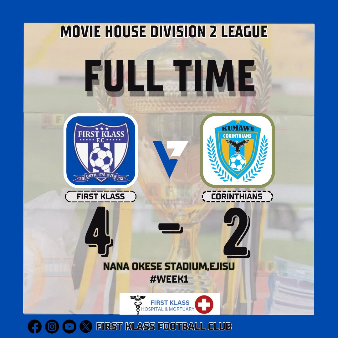 FirstKlassFc's tweet photo. 🔵⚪Big Win and Excellent Performance🔥#itsnotover  #AshantiRegionalFootballAssociation #GhanaFootballAssociation
#sports #football https://t.co/8r11hx2xnG