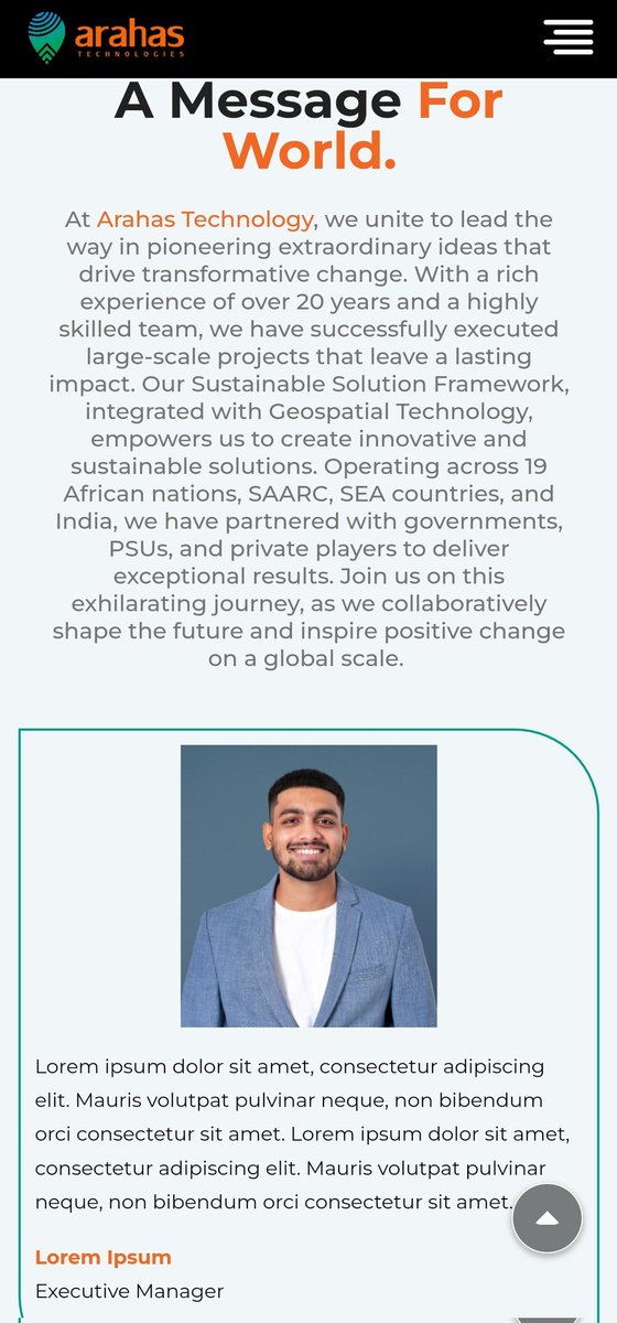 isw_alt's tweet photo. The company's LinkedIn is only 4 months old, and despite existing for just over a year, they claim 4 years of experience.

The CEO goes by the oh-so-unique name, Lorem Ipsum.

Oh, and by the way, Arahas spelled backwards is Sahara. Mind= blown. https://t.co/Dsw0AHbSEe