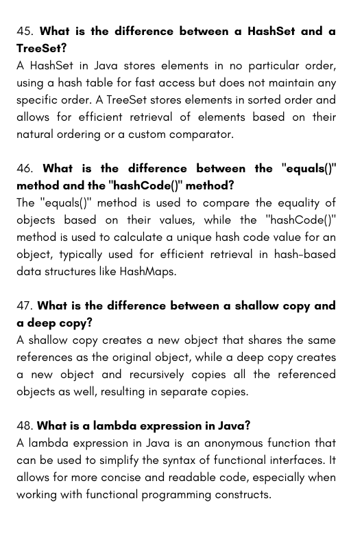50 most asked JAVA interview questions: šµš - Thread from Ritika kaur ...