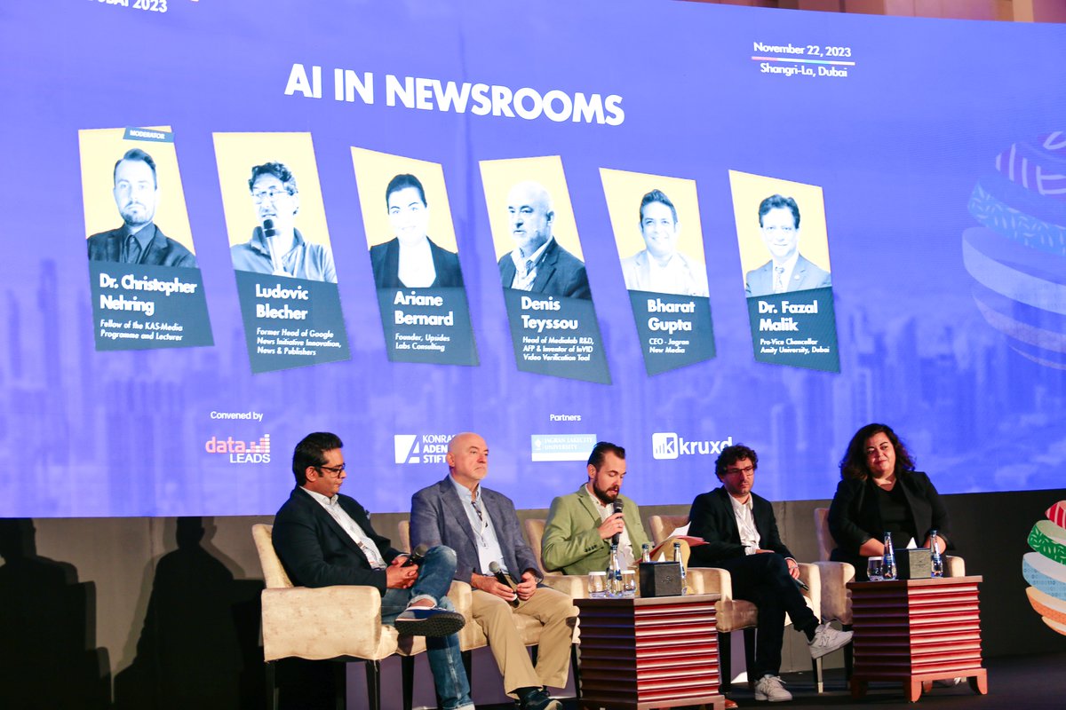 We have wrapped the 2nd edition of #GlobalDataDialogue on a high note.  Global speakers from across the world gathered to speak of futuristic prospects of AI, the tech trends that are demanding a strategic understanding of the subject at hand(1/n) #GDD2023 #ArtificialInteligence