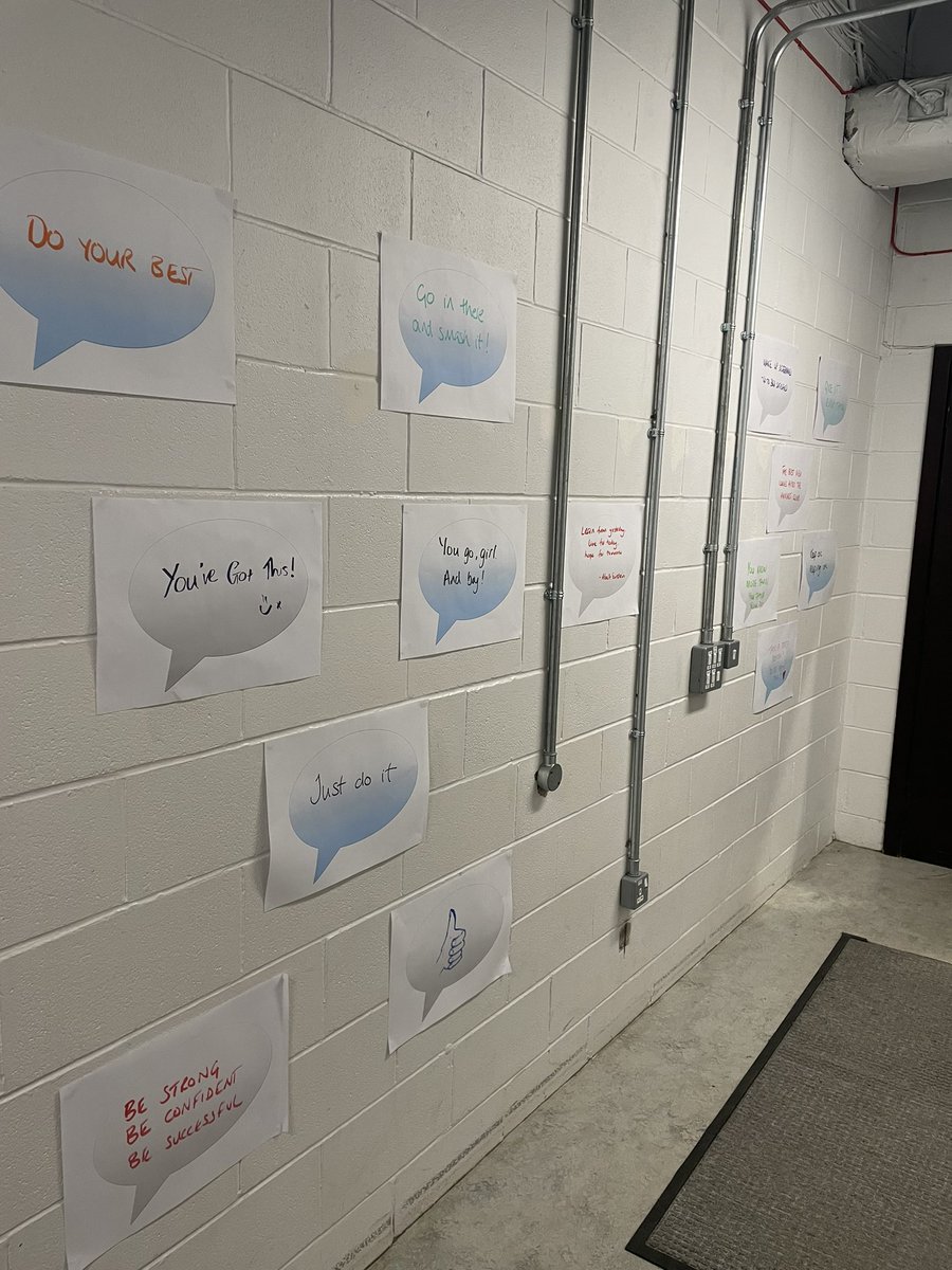 Good luck to all our S4/5/6 students who start their assessments today 🍀the teachers have written you good luck messages to read on your way into the hall. #ourbalernoway <a href="/BalernoMalleny/">Balerno Malleny</a> <a href="/BHSCockburn/">Balerno Cockburn</a> <a href="/BHSCockburn/">Balerno Cockburn</a>