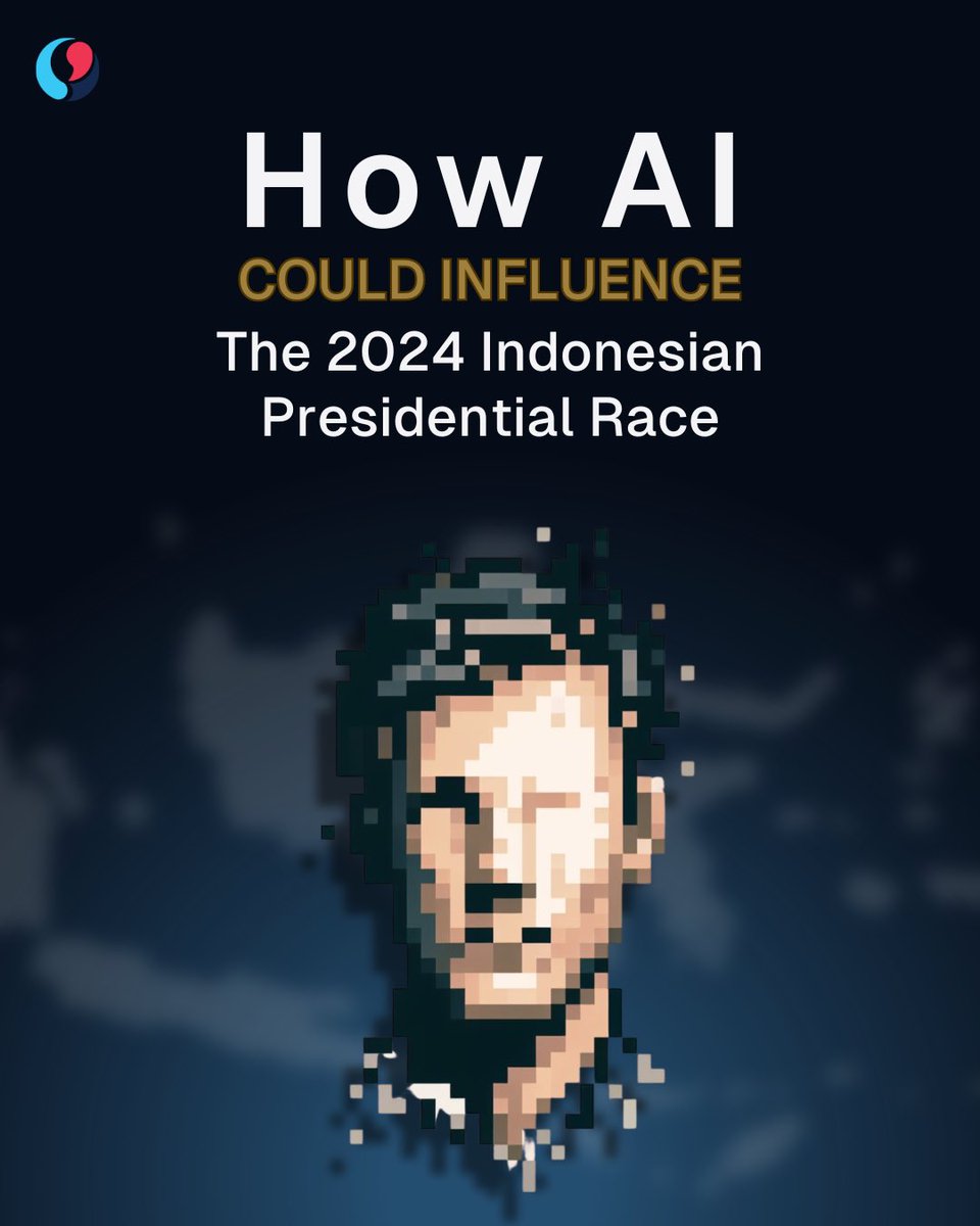 FibonacciKu's tweet photo. Artificial Intelligence (AI) has the potential to significantly impact the landscape of the 2024 Indonesian Presidential Election.

Let's take a peek at how AI technology will impact the 2024 Indonesian elections!🤖 https://t.co/6XlvgSLBUx