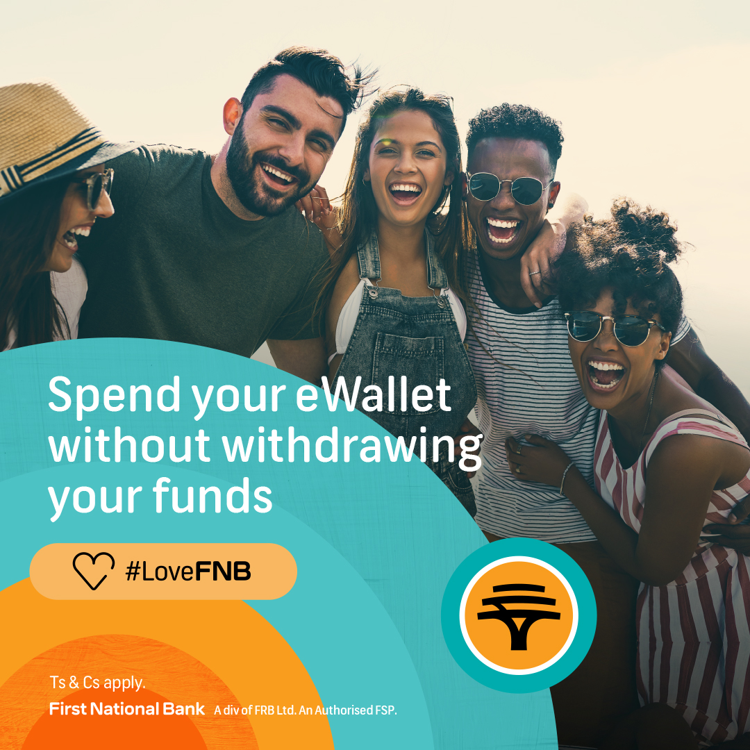 FNBSA's tweet photo. UBestie's sent you an ewaa but no ATMs around? 👀 You can still make use of eWallet funds to buy data, airtime, electricity &amp; groceries without withdrawing your funds. REPLY with #LoveFNB &amp; tell us how you'll spend your ewaa &amp; you could win a voucher up to the value of R1k https://t.co/ByLibaUIhS