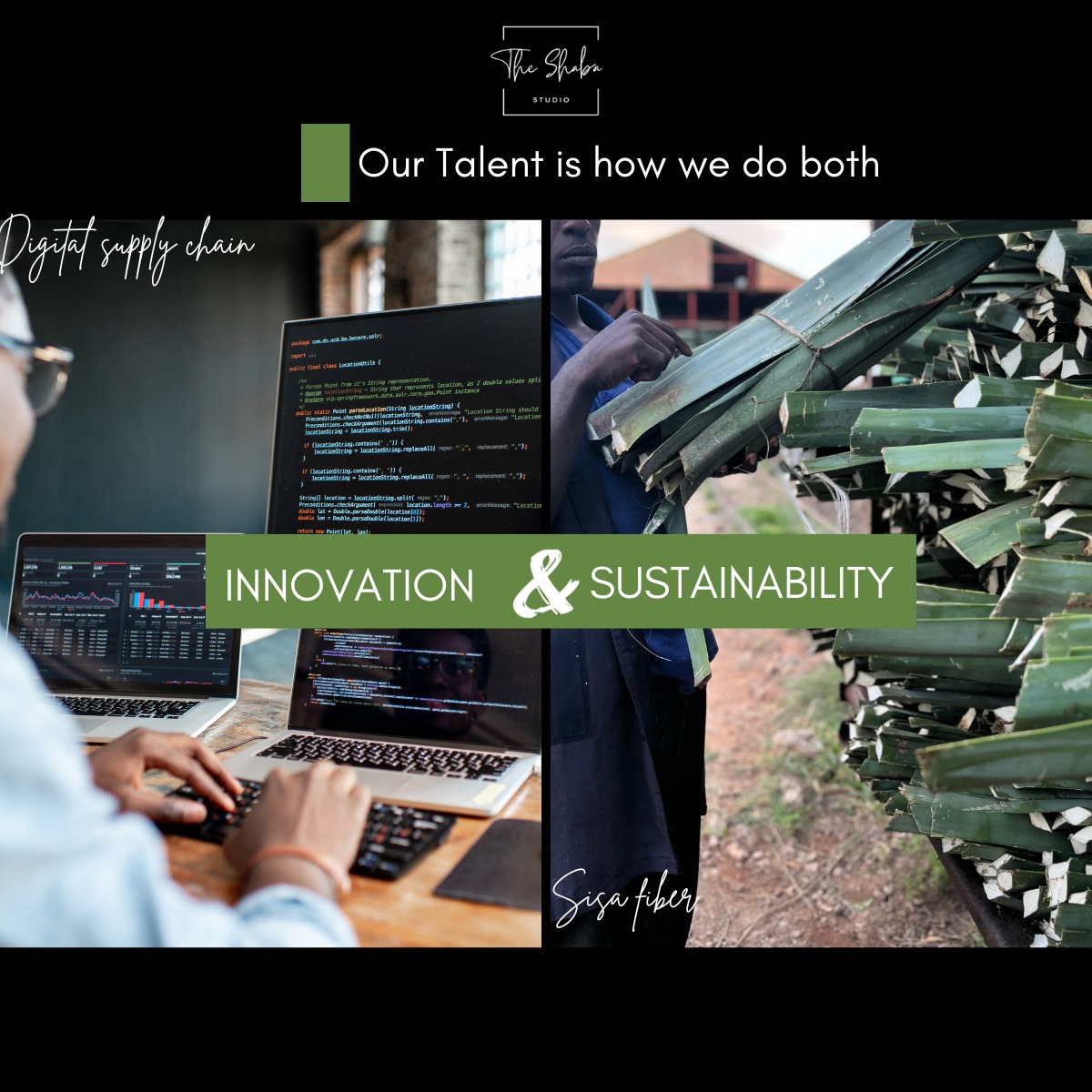 Our Talent is How We Do Both'—🌐 Today, we cast a spotlight on the seamless fusion of innovation and sustainability within Shaba. At Shaba, innovation aligns with sustainability goals, catalyzing responsible production and reducing carbon emissions. #ShabaInnovates