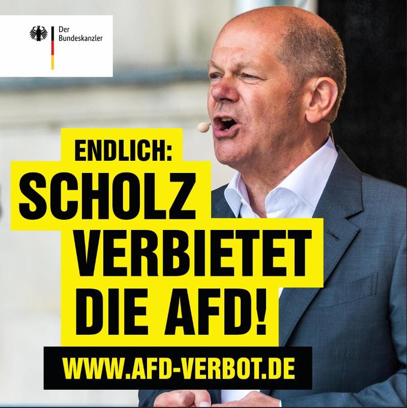 BREAKING: Die AfD wird verboten. Wow! afd-verbot.de