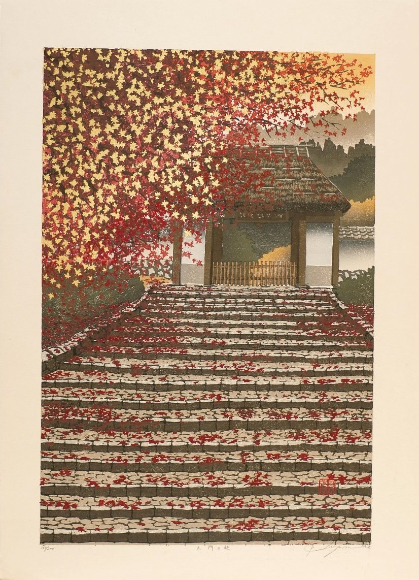 haikubarcelona's tweet photo. Una hoja de arce
se vuelve roja y cae
con serenidad
一枚の紅葉且つ散る静かさよ

(Kyoshi Takahama) #haikudellunes https://t.co/5r4PDbTaT6