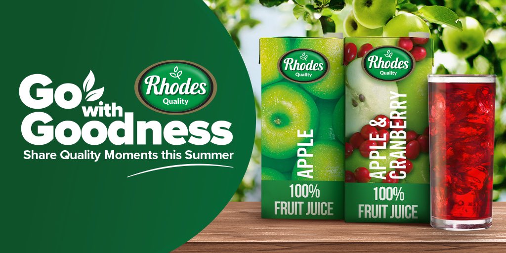 TraceyLange's tweet photo. Treat yourself this summer and share a quality moment with Rhodes Quality 100% fruit juice and those you love. Snap a pic and post it with #RhodesQualityMoment and tag Rhodes Quality and @KFMza to win R5000! https://t.co/LM0LQCx7sB