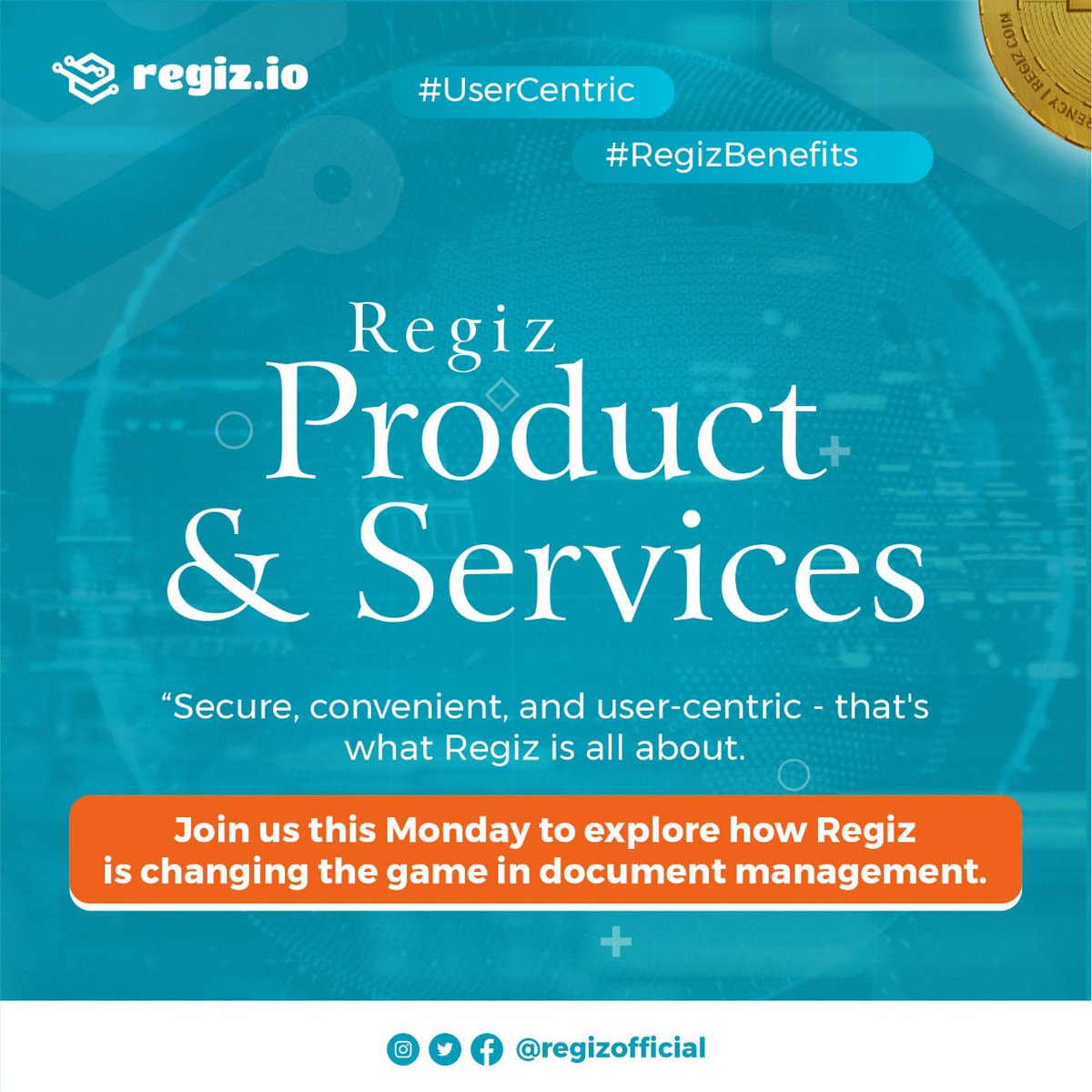 RegizOfficial's tweet photo. Regiz is a game changer in the document management space, by allowing users to monitize their documents and also enjoy the freedom of not carrying their physical documents everywhere they go. #Regiz #Docutech https://t.co/VaNXFmJebP