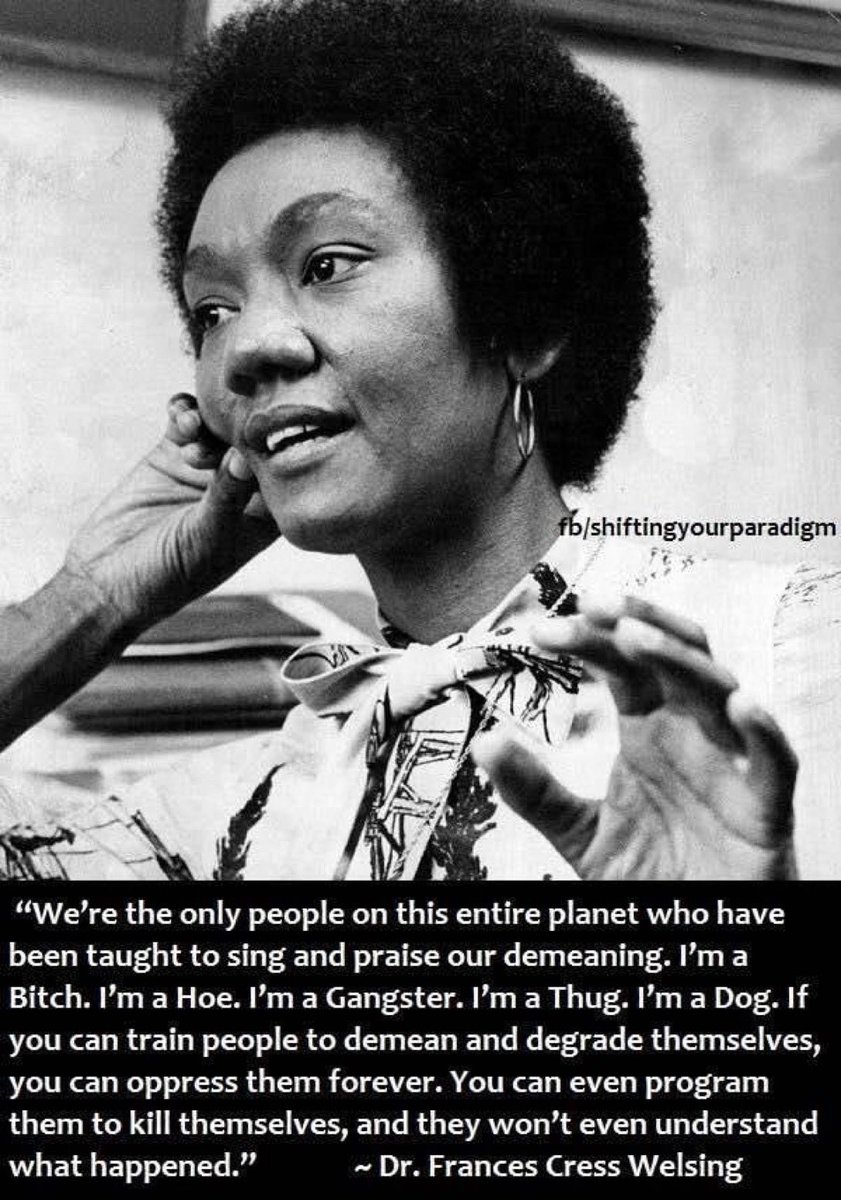 RobotAfro's tweet photo. #Hiphop “#Music” & culture has been hijacked, weaponized, & aimed at Black people!
Specifically our children!
This is being done, to keep our daughters on the poll & our sons in the hole!
Keep that #Nword vomiting, #FakeHop out of your life!
#BlackTwitter #ADOS #FBA https://t.co/pRq51cVz0w