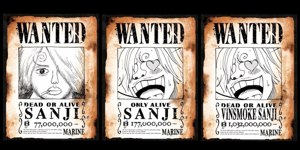 30億ルフィWANTED