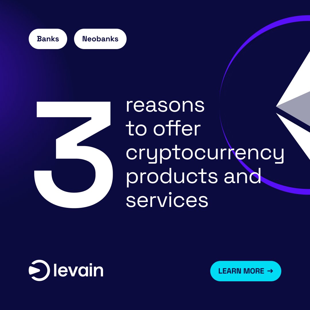 LevainTech's tweet image. Leading banks like @Citi and @Barclays as well as neobanks such as @Revolut have all ventured into the realm of #cryptocurrencies and #digitalassets.

Here's why:
✅ Attract new customers
✅ Diversify product offerings
✅ Differentiate against competitors

levain.tech/blog/banks-and…