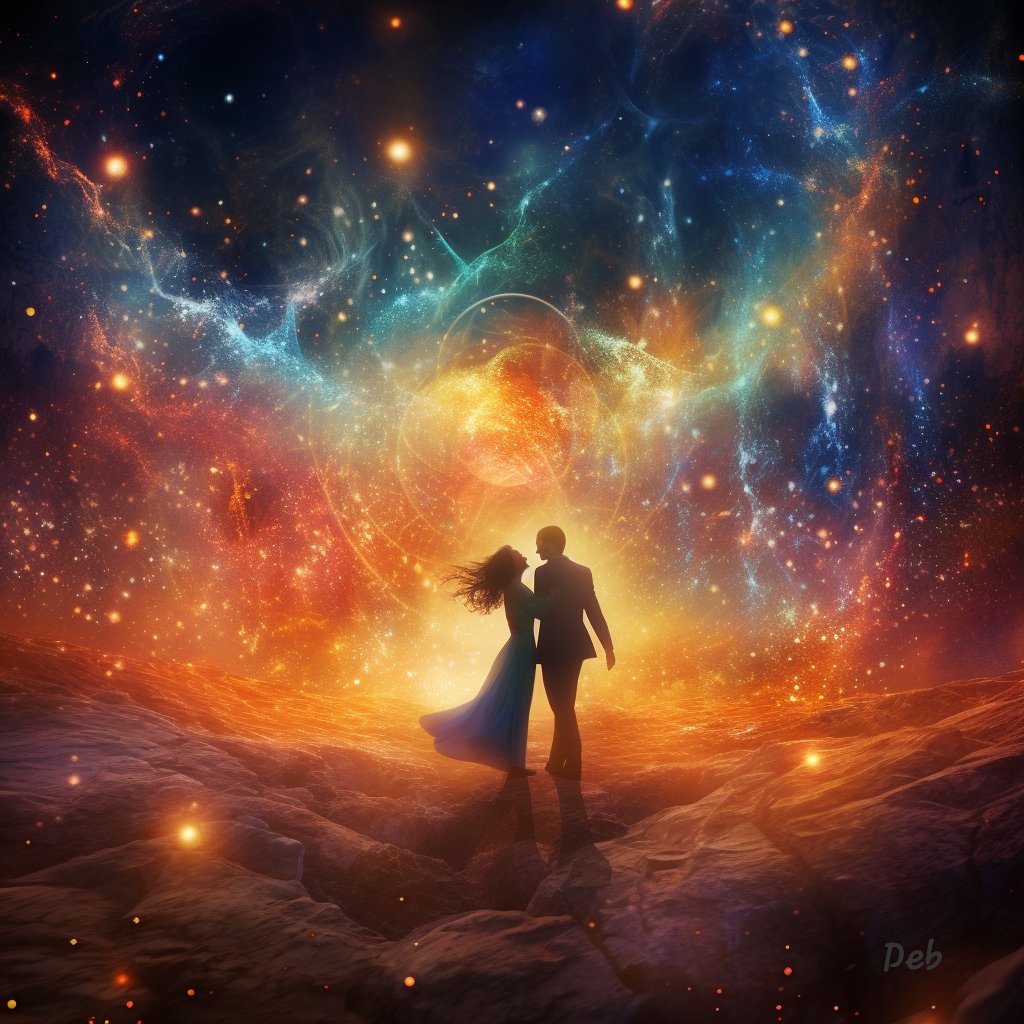 dvorahfr's tweet photo. @elonmusk Here is an interpretation of grok's poem by Midjourney.

When an AI interprets another AI...

 The start of a romance! https://t.co/1jy8LLFVmW