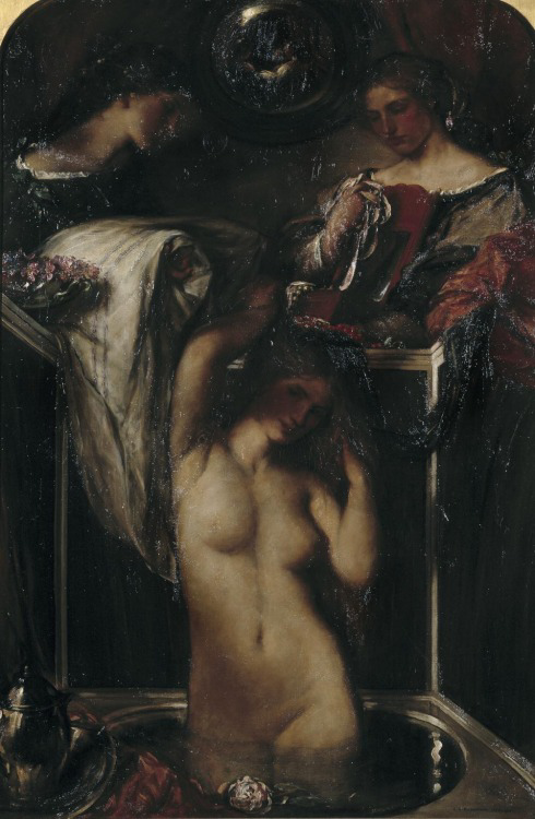 Eyesofgod__'s tweet photo. The Bath of Venus (1898-1904, oil on canvas) | Charles Shannon https://t.co/xY8OKqx093