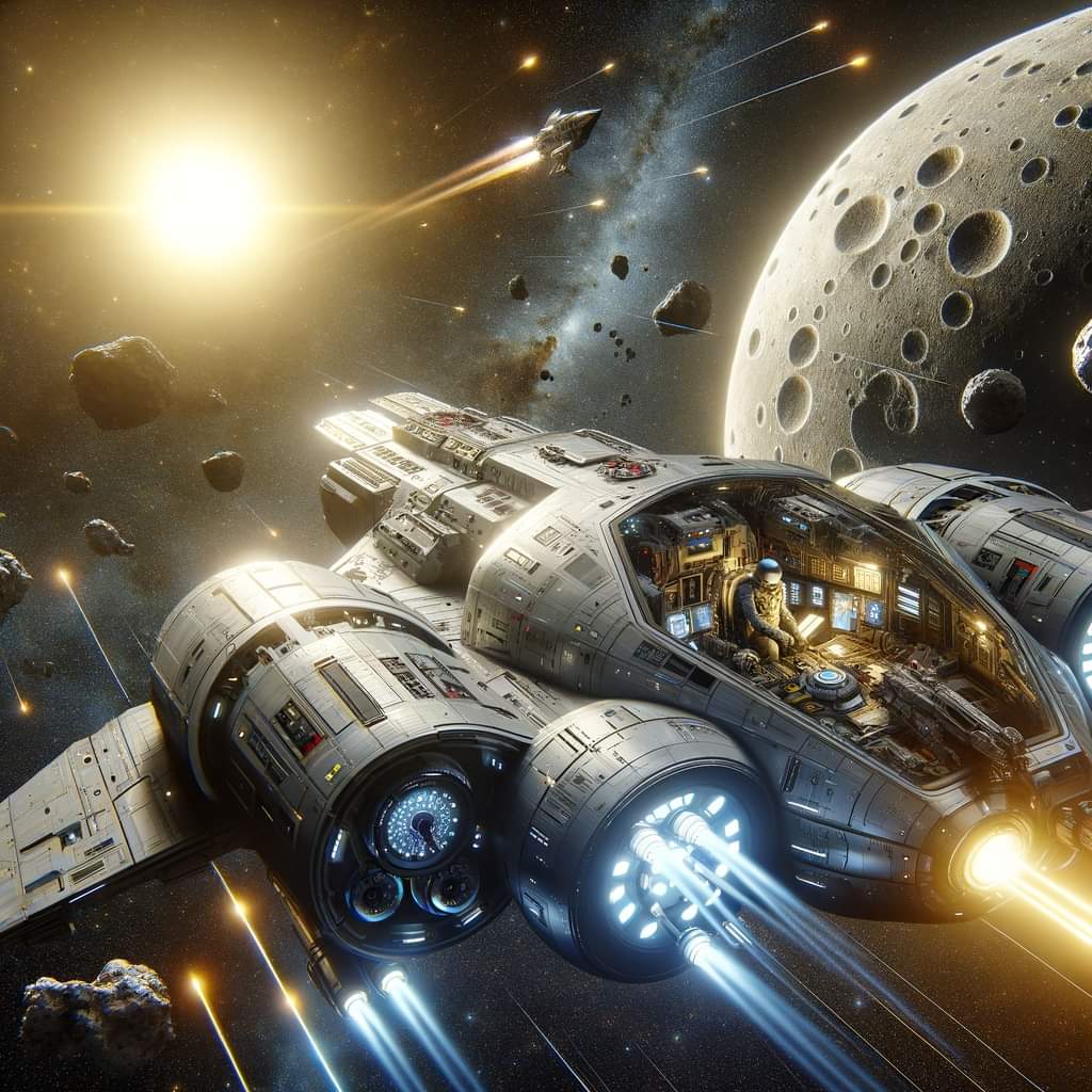 SpaceAge42's tweet photo. 🚀Immerse yourself in the vastness of the cosmos with our 'SpaceAge42' images! Ideal for dreamers, explorers, and tech enthusiasts, they capture the essence of space exploration and travel. 🌌

#SpaceAge42 #Universe #Galactic #Alien #SpaceFrontier #Spaceships #SpaceX https://t.co/1GKcUsUVh2