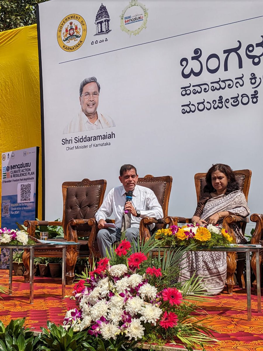 WRIIndia's tweet photo. #ClimateFirstBengaluru I We are most grateful to @vasanthihari for engaging the audience and moderating our panel. And thank you to our respected #BCAP panelists Mr. S Viswanath @MundoliSeema, Prof. Ashish Verma, @ramnar, @JaiAsundi, Ms Shobha Raghavan &amp; @DrRavindraMehta https://t.co/P7Skt6u5gS