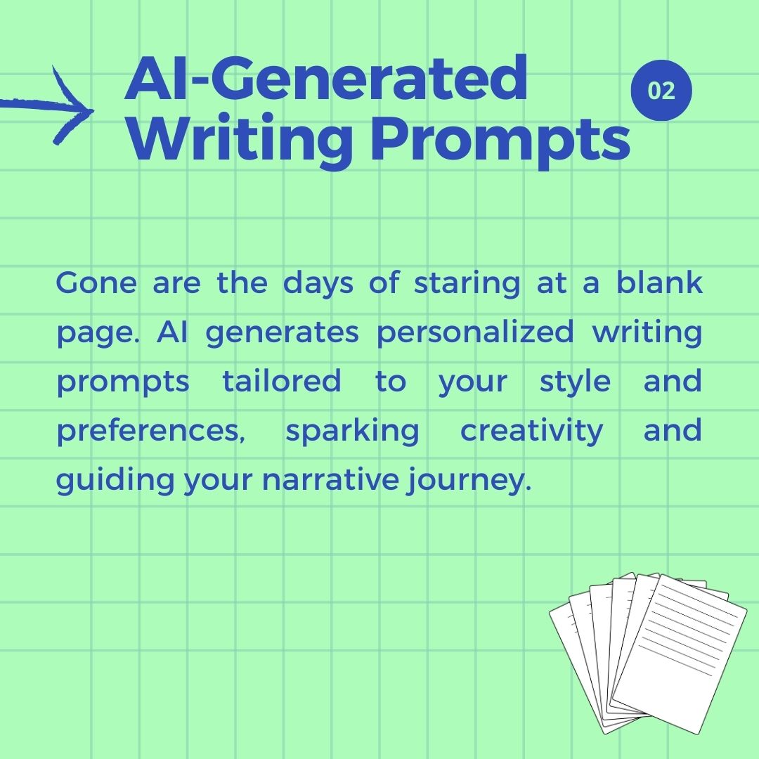 5scribe_'s tweet photo. Unlock boundless creativity and overcome writer's block with the innovative power of AI. 📚

From sparking inventive storylines to refining your writing style, AI serves as a trusted companion on your literary journey.

#AIWritingPartner #LimitlessCreativity https://t.co/Hj54EzPzkB