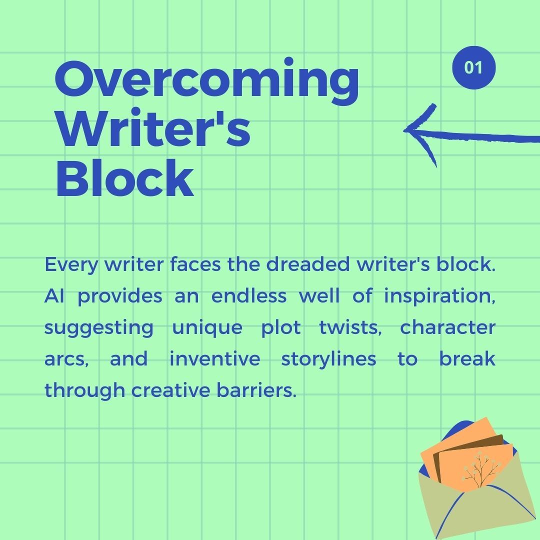 5scribe_'s tweet photo. Unlock boundless creativity and overcome writer's block with the innovative power of AI. 📚

From sparking inventive storylines to refining your writing style, AI serves as a trusted companion on your literary journey.

#AIWritingPartner #LimitlessCreativity https://t.co/Hj54EzPzkB