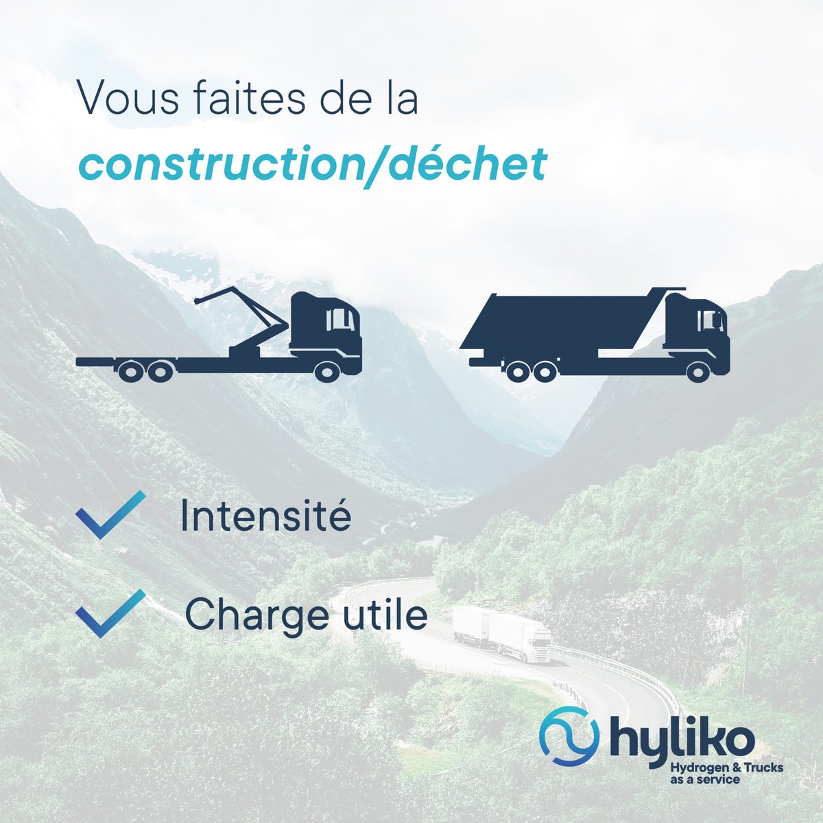 HylikoH2's tweet photo. L'#hydrogène est particulièrement adapté à la #mobilité lourde, il répond à un grand nombre de ses usages : de l'urbain à l'international pour la distribution (dont frigorifique), la construction et le déchet ou encore le long courrier.

En savoir plus sur https://t.co/BpEoNF7cgs https://t.co/fijRY7N5yI