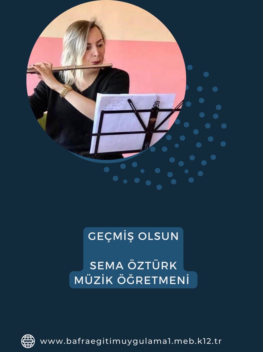 OMÜ Tıp Fakültesinde başarılı bir ameliyat geçiren Müzik Öğretmenimiz Sema Öztürk’e Yüce Allah’tan acil şifalar diliyoruz. Öğretmenimizin en kısa sürede iyileşip tekrar aramıza katılacağına yürekten inanıyoruz.

Geçmiş olsun.