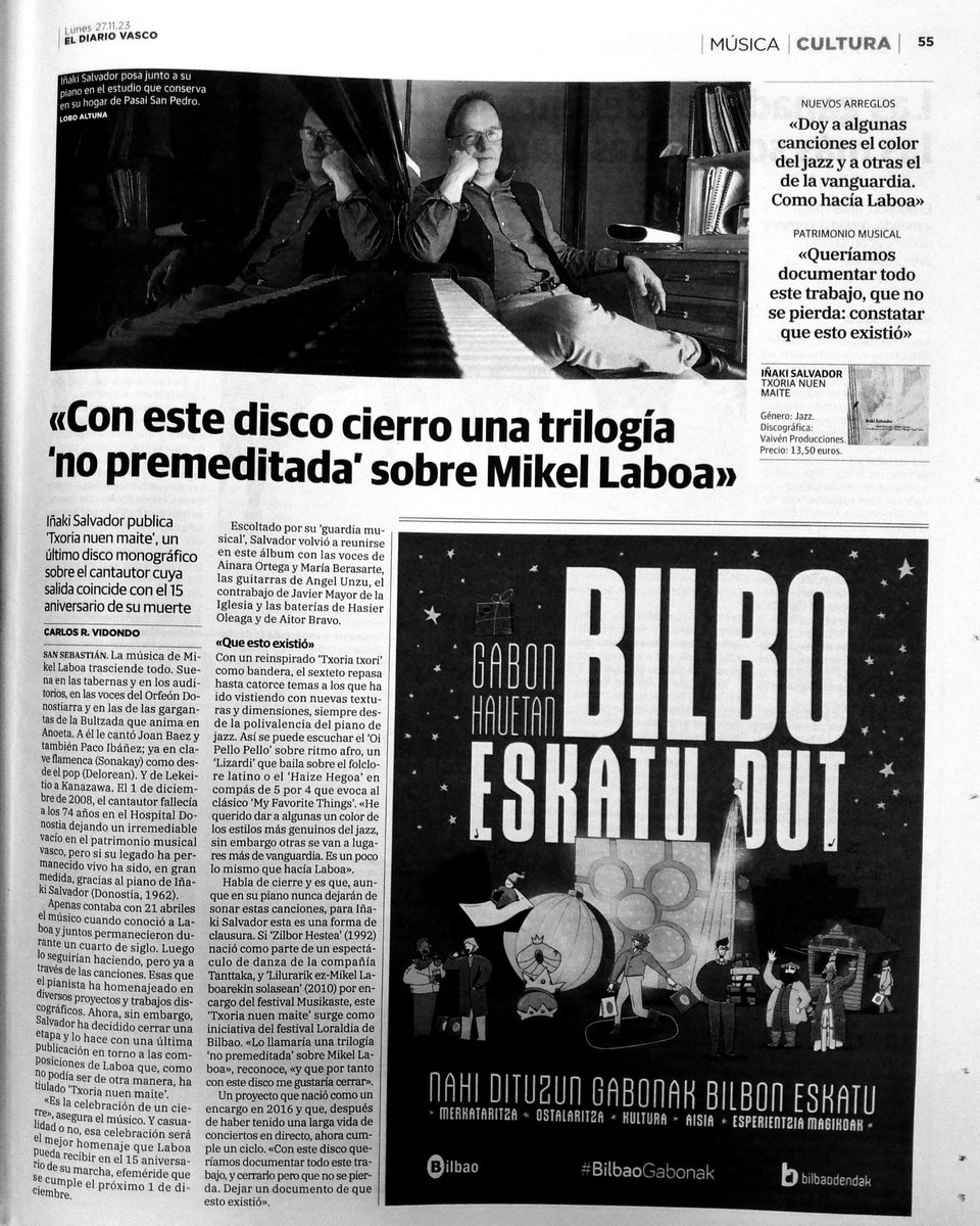 #txorianuenmaite #cdberria #diariovasco #mikellaboa #ainaraortega #mariaberasarte #hasieroleaga #javiermayor #aitorbravo #angelunzu <a href="/VaivenProd/">VaivenProducciones</a>