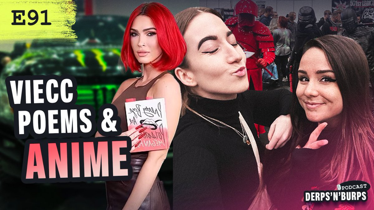 derpsnburps's tweet photo. Good Morning derps!☕

E91 OUT NOW! In this episode we talk about Vienna Comic Con, Megan Fox's new book! Does Julia NOT LIKE MGK ANYMORE?!😱 and MORE! 

🎧Listen on Spotify https://t.co/ae74XCGslI

▶️Watch on Youtube https://t.co/ULWa73KNWU

#podcast #spotify #youtube https://t.co/Z0DCFRAI8i