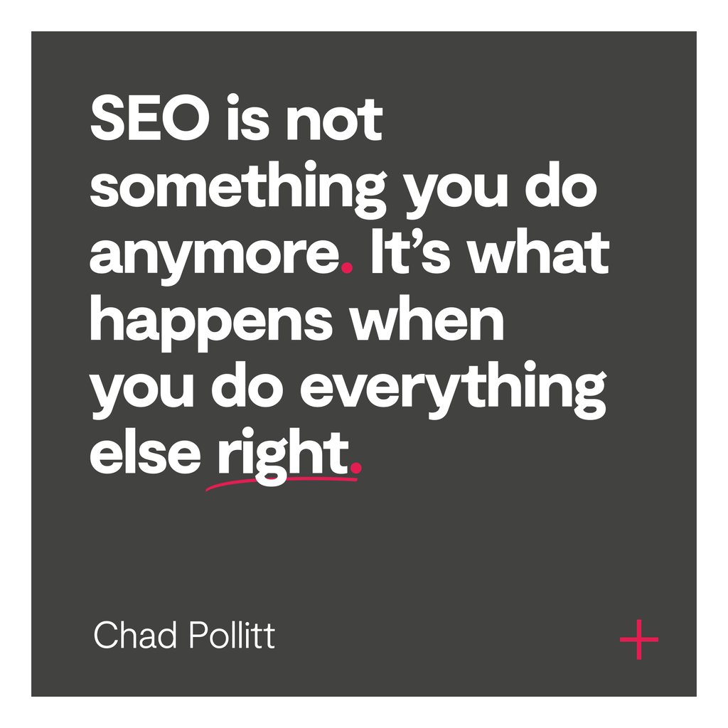 weare418's tweet photo. 🚀 'SEO is not something you do any more. It's what happens when you do everything else right.' - Chad Pollitt 🌐✨  Are you ready to boost your online presence? Let's make it happen! #SEOInsights #ChadPollittQuotes #418MakesItHappen #DigitalMarketingJourney 📈🔍 https://t.co/Z1Q6n81QOF