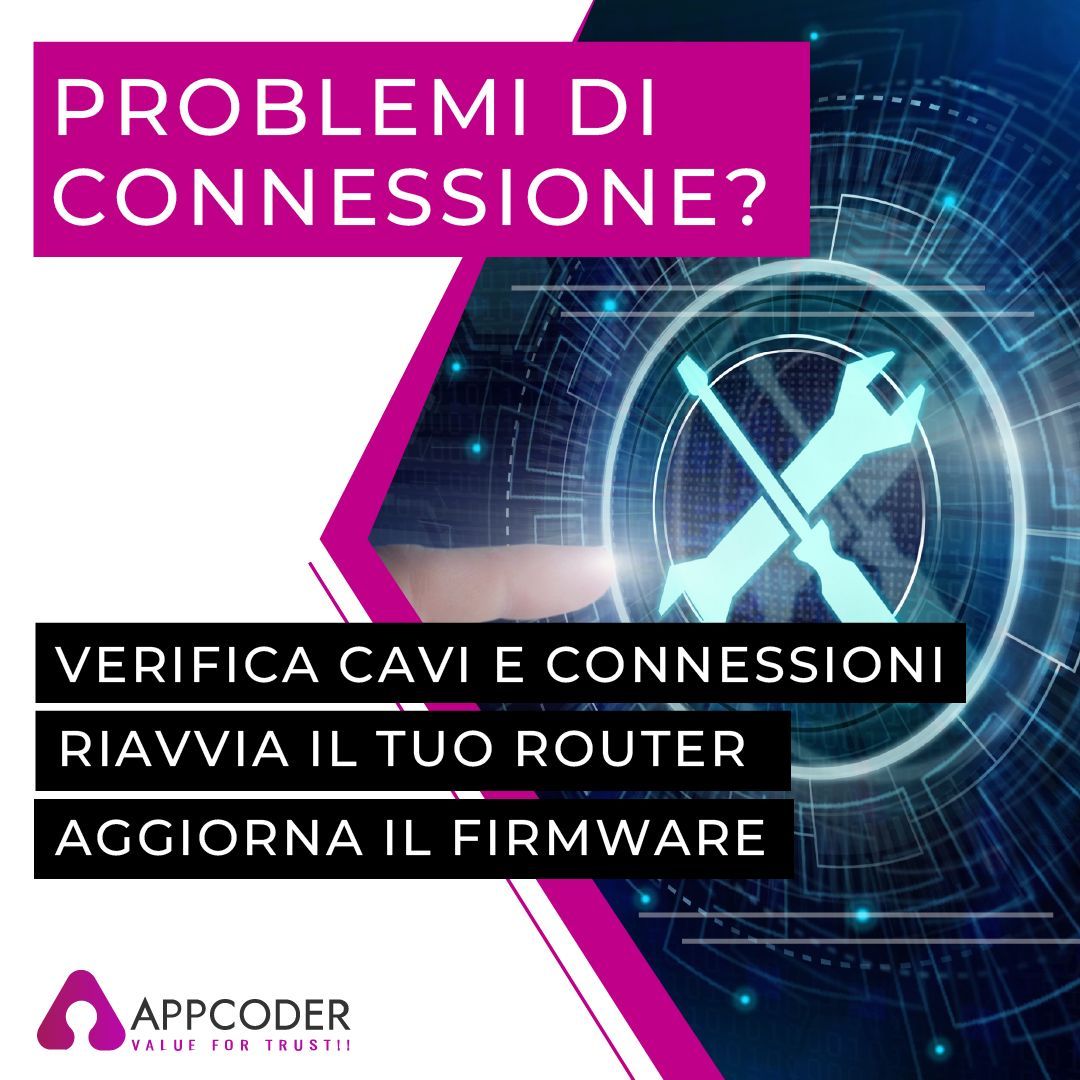 Appcoder_Italia's tweet image. Problemi di connettività?
✔️ Verifica Cavi e Connessioni
✔️ Riavvia il Tuo Router
✔️ Aggiorna il Firmware: mantieni il software del router aggiornato per prestazioni ottimali

#ProblemiRete #SuggerimentiTecnici #AppcoderSRL #Appcoder