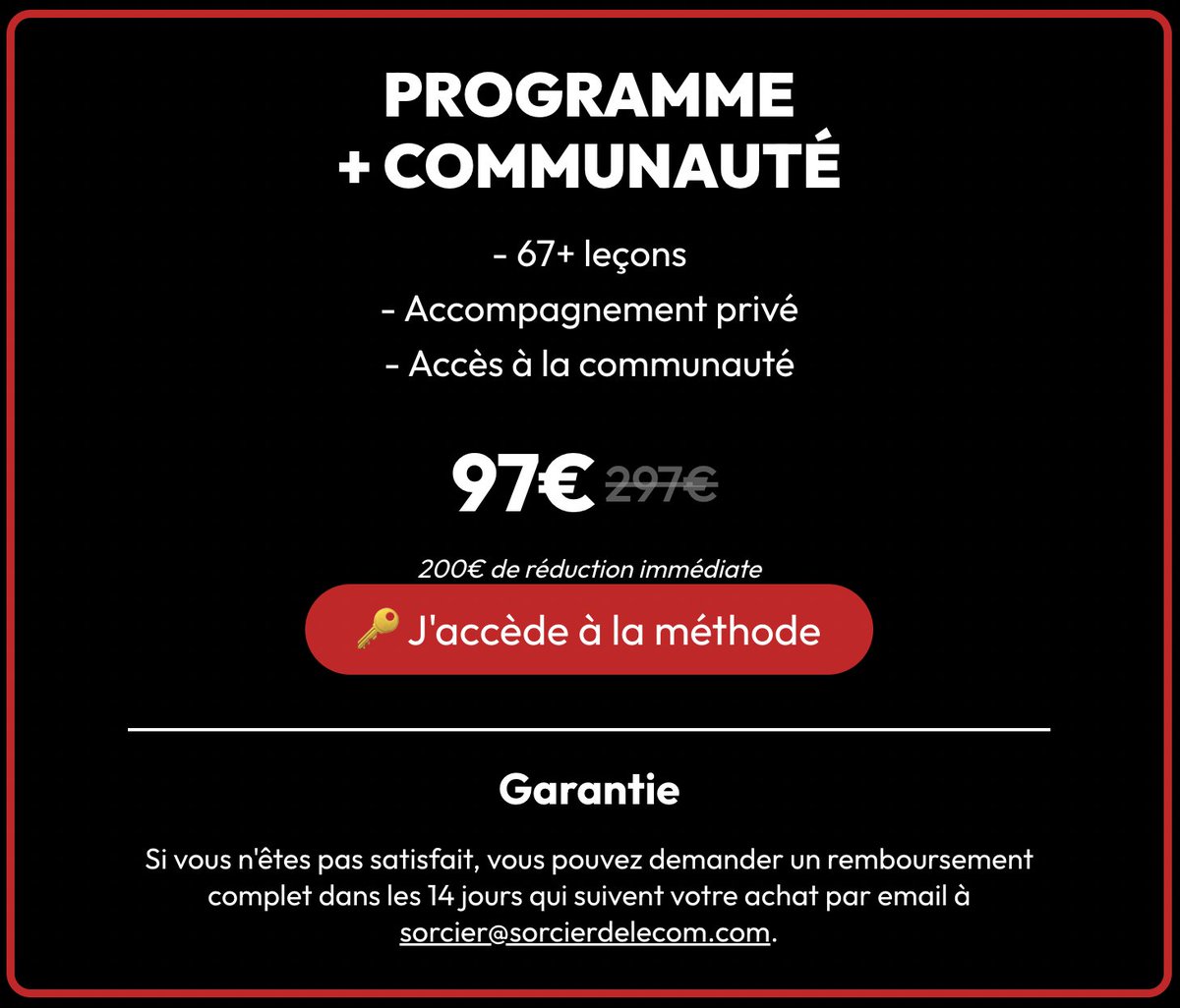 sorcierdelecom's tweet photo. Offre Cyber Monday 🎁

70% de réduction sur Le Protocole Y

C'est la dernière fois que vous pourrez profiter d'une offre aussi exceptionnelle

L'offre se termine ce soir à Minuit 

👉 https://t.co/t2rF61nkAD https://t.co/pEVHwy8PUL