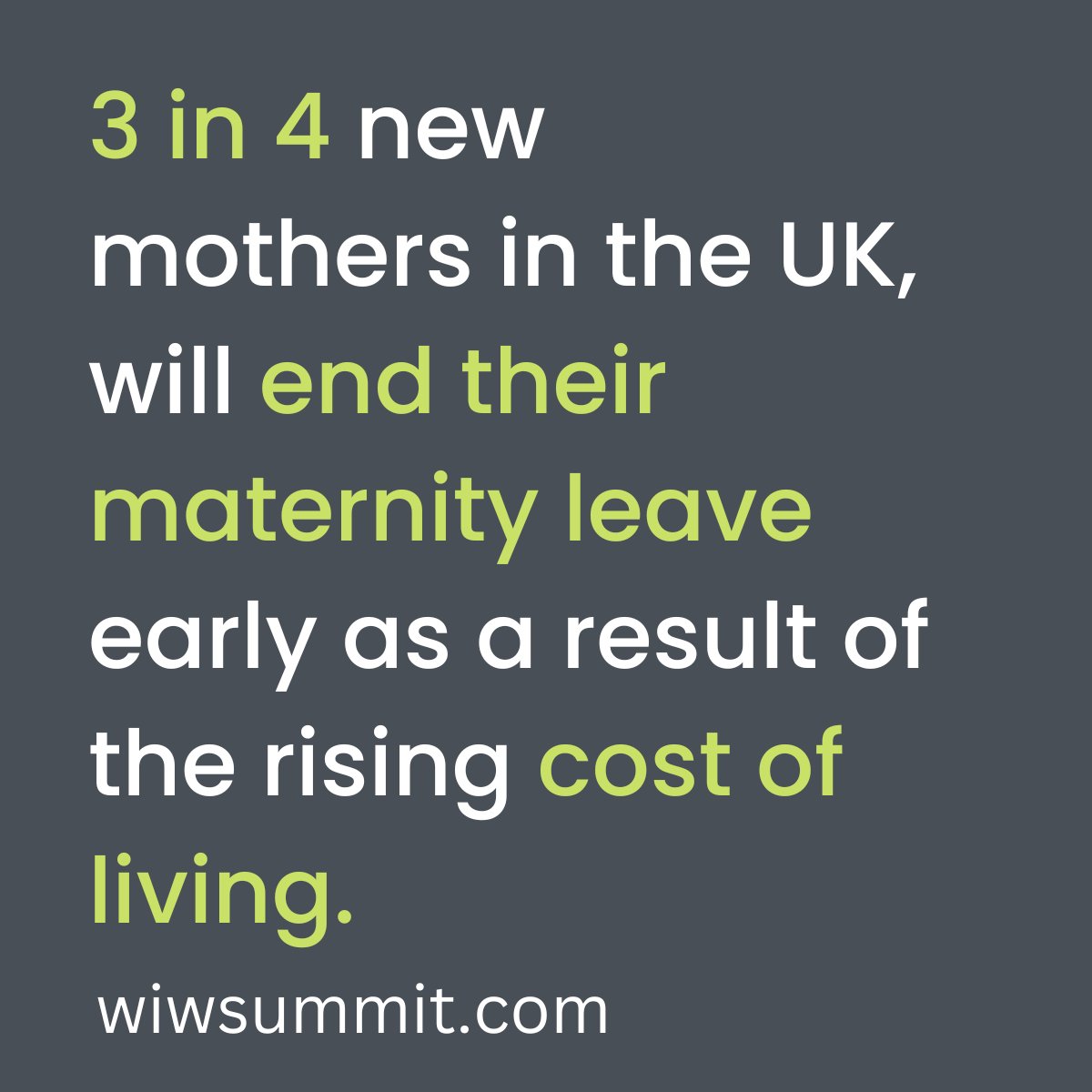 Mothers all over the UK are cutting their maternity leaves short to cope with the soaring #costofliving. 

“We don’t just have a cost of living crisis in the UK, we have a cost of working crisis," says Joeli Brearley @PregnantScrewed.

#Affordablechildcare should not be a luxury.