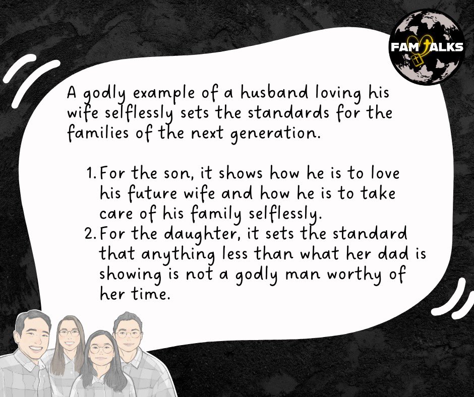 FamTalks's tweet photo. As Christians, we are all part of raising the next generation to be godly leaders. Raising the next generation doesn’t have to be as grand as becoming a campus missionary since you can raise the next generation just at home.

#FamTalks #AllForJesus #nextgenerationmatters https://t.co/XLnRziQhQM