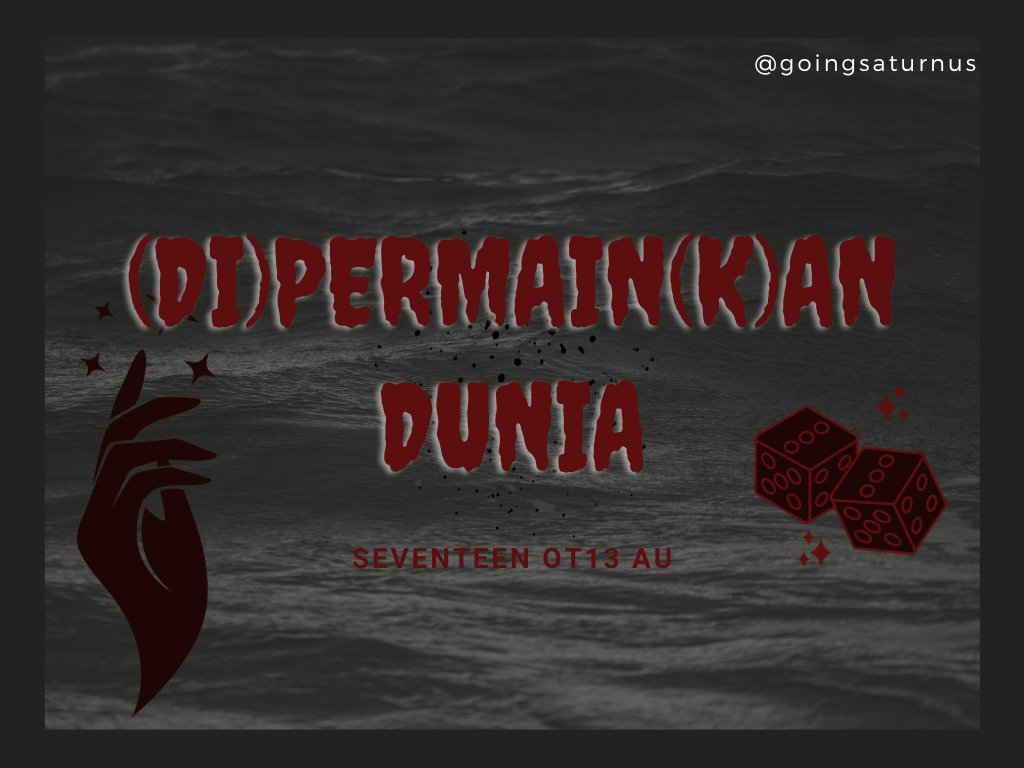 ~•‘seventeen ot13 au

— ketiga belas manusia yang sedang (di)permain(k)an dunia.

© goingsaturnus