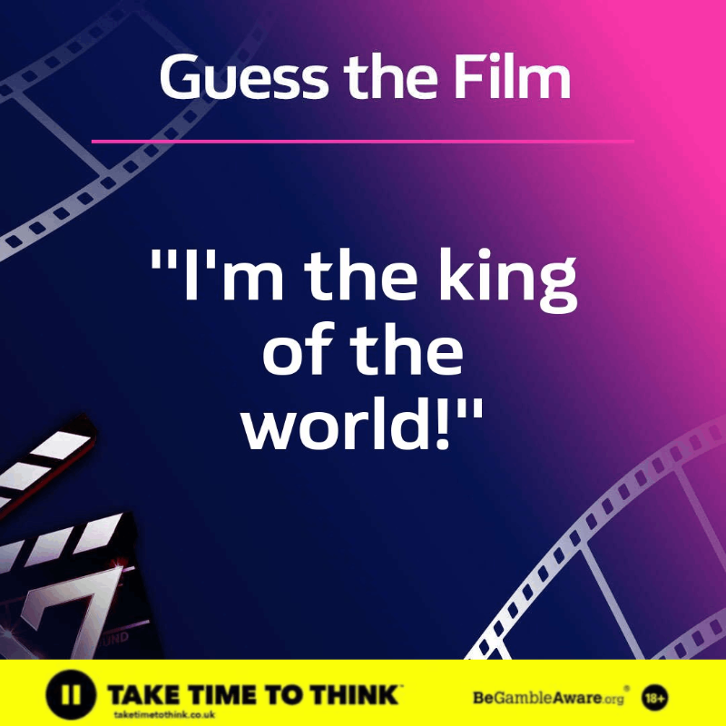 WillHillVegas's tweet photo. #MovieMondays 🎬

Win a £20 ODEON cinema gift card 🤩🎟️

To enter:

👍 Follow @WillHillVegas
✍️Comment below which film you think this quote is from

The prize draw will run from 9:00am (GMT) until 11:59pm (GMT) on 27th November.

18+ | T&amp;Cs apply 👇