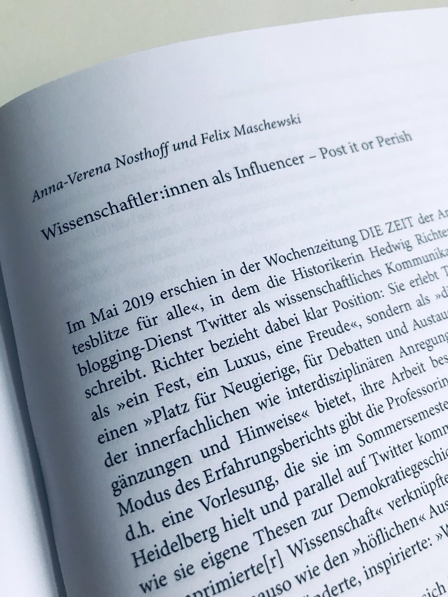 AnnaNosthoff's tweet photo. Out now: Das Jahrbuch Technikphilosophie 2023 "Faktor Mensch" ist nun @NomosVerlag erschienen – @FMaschewski und ich sind mit dem Beitrag "Wissenschaftler:innen als Influencer – Post it or Perish" vertreten: https://t.co/EEDeuB125d https://t.co/lCJuiyi4mZ