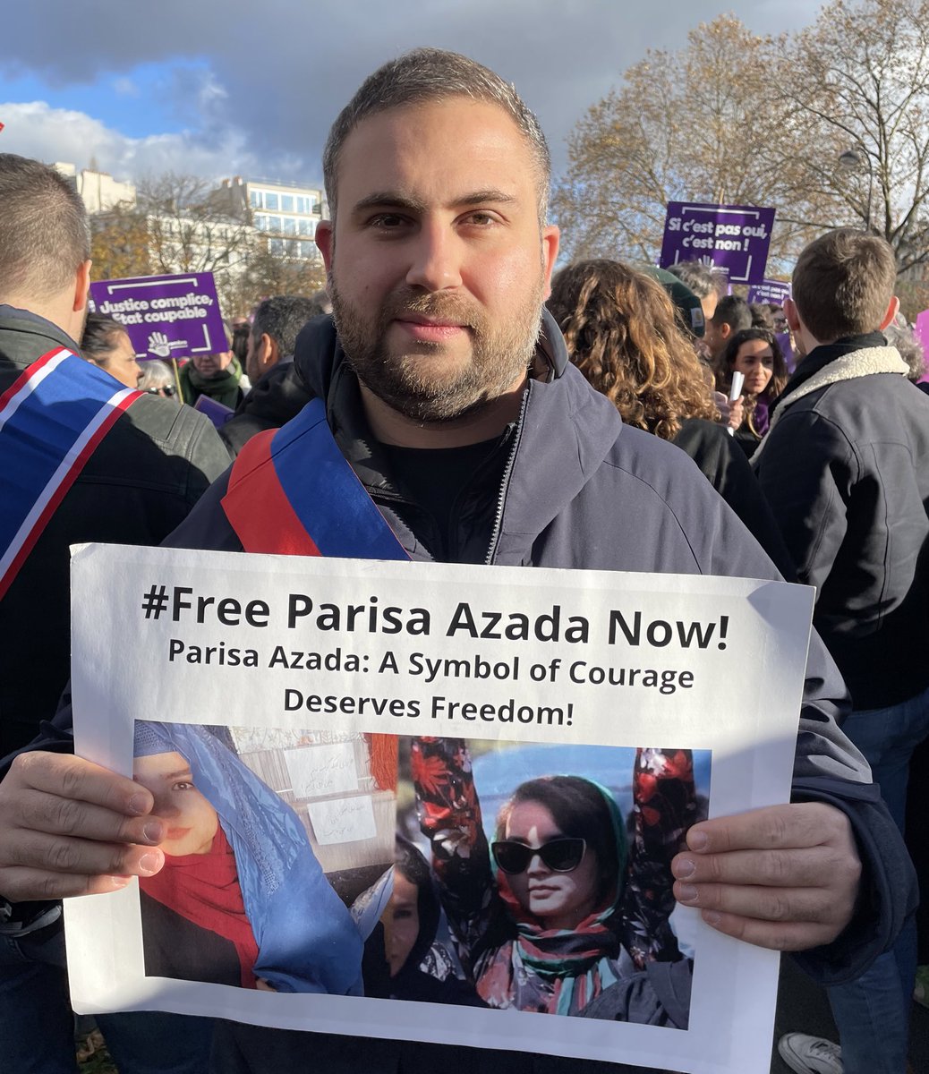 g_garrigos's tweet photo. #Afghanistan @Karim_Ziady Conseiller de @Paris demande la Liberation immédiate de #ParisaAzada defenseure des droits des 🚺 détenue arbitrairement par les #Talibans Soyons sa voix #FreeParisaAzada #AfghanWomen @AnisaPashai @wali_zarghuna @ONUFemmes @azijangravi @WAWHumanRights https://t.co/bAcgKQ6Slx