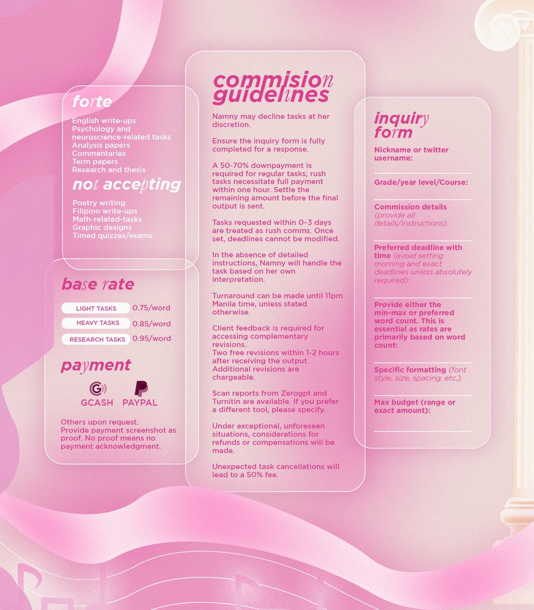 Nam 𐙚 Research Thesis Commissions tweet media