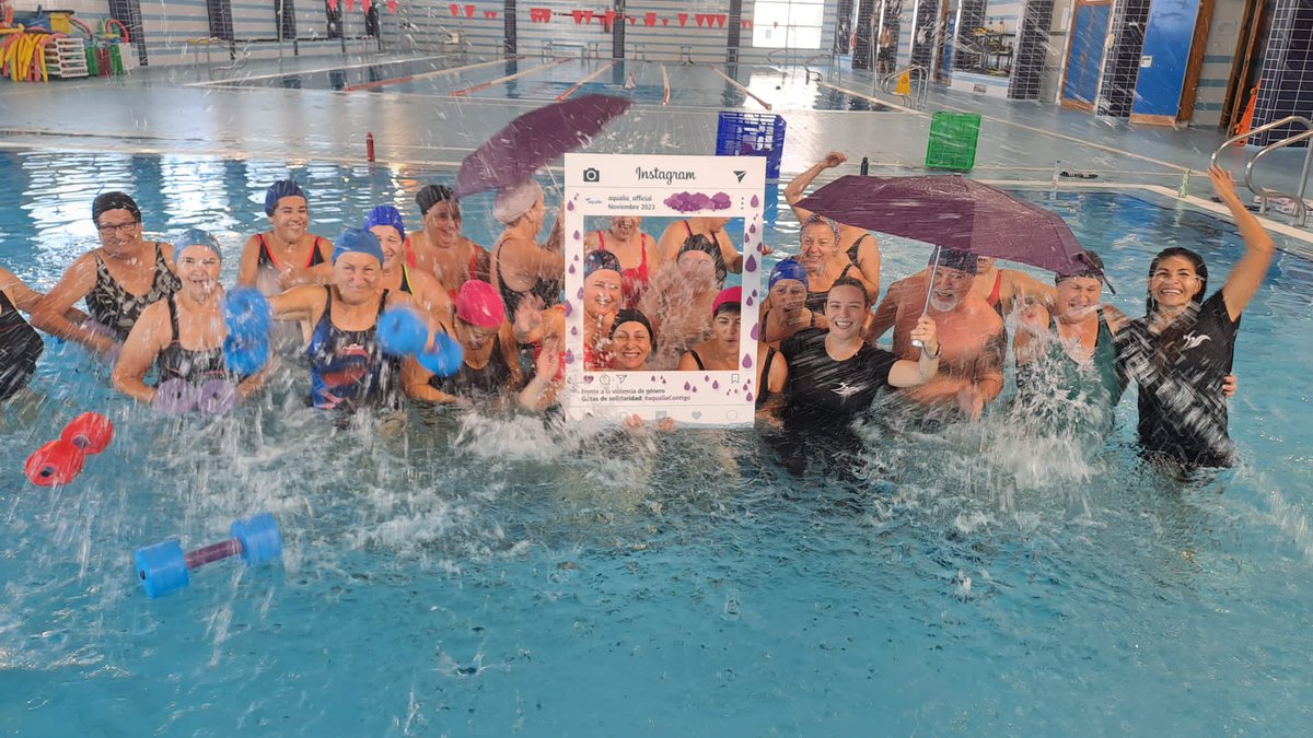 aqualia's tweet photo. Y💜GRACIAS también a los centros deportivos que han sumado sus #GotasdeSolidaridad💧en la última campaña de #Aqualia y que se traducirán en programas de inserción laboral de @fund_adecco para mujeres víctimas de #ViolenciaDeGenero 
#aqualiacontigo https://t.co/vsv6vIAwQQ