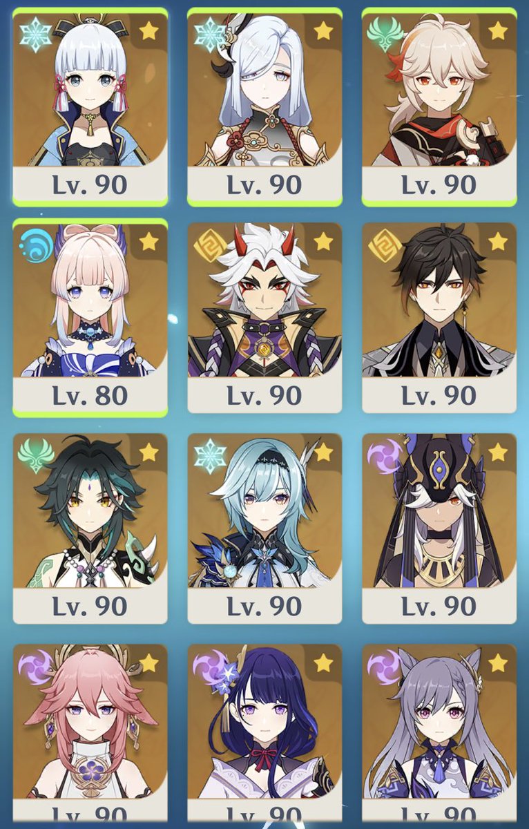 luvn1ah's tweet photo. WTT/S Ar60 37x5 genshin acc. All quests except one done w C4 jean, C1 Tighnari, C1 Qiqi, C2 Keqing &amp; C1 ayaka, has good builds and can easily finish abyss. Feel free to offer! #genshintrades #crosstrading #royalehightrades #royalehigh #Genshinlmpact #genshintrade #genshintrading https://t.co/SrJlPLhWCf
