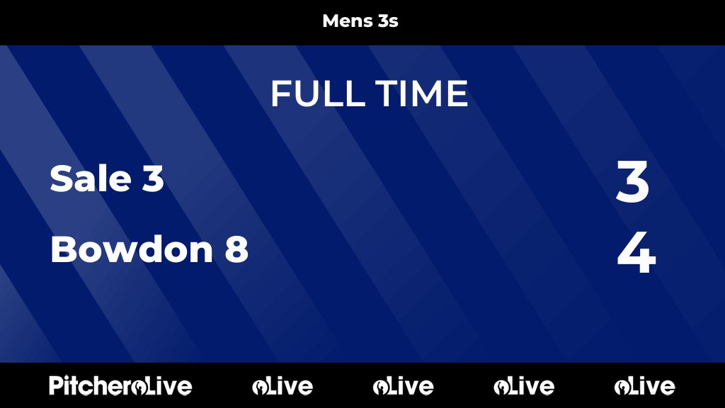 FULL TIME: Sale 3 3 - 4 Bowdon 8
#SALBOW #Pitchero
pitchero.com/clubs/salehock…