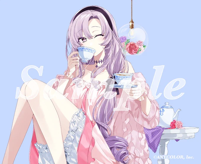 壱百満天原サロメさんの日めくりカレンダーにて一部イラストを描かせていただきました!どうぞよろしくお願いいたします～#壱百満点のおカレンダーですわ 