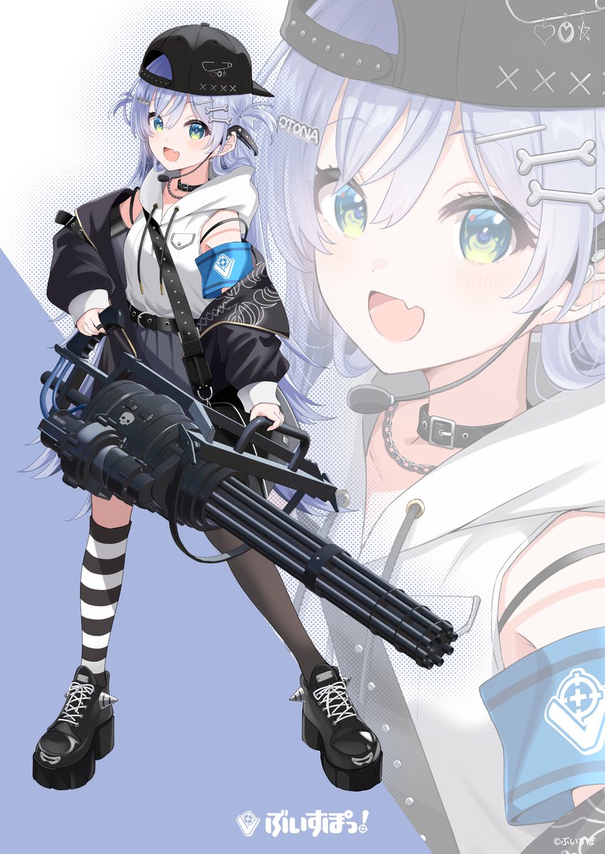 💀夜乃くろむ立ち絵公開⛓】 続いて、夜乃くろむのぶいすぽ統一立ち絵