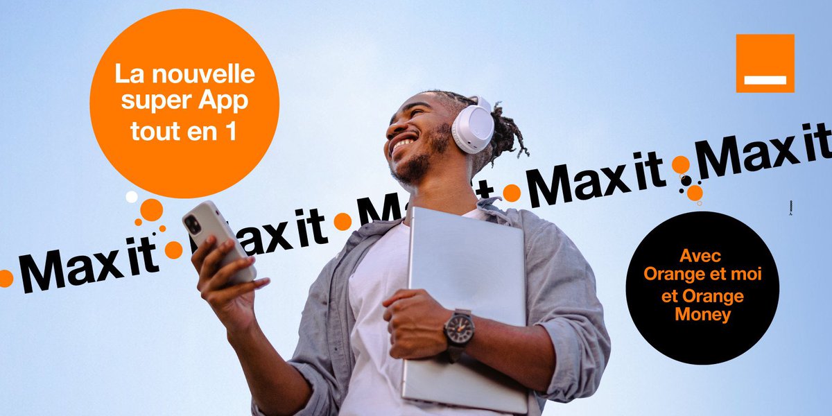 Nos applications Orange &amp; Moi et Orange Money fusionnent, se renforcent et donnent naissance à Maxit, notre première Super App.
Au-delà d’une simple application, Maxit incarne notre promesse d’une expérience optimisée, plus conviviale, résolument numérique et plus riche.