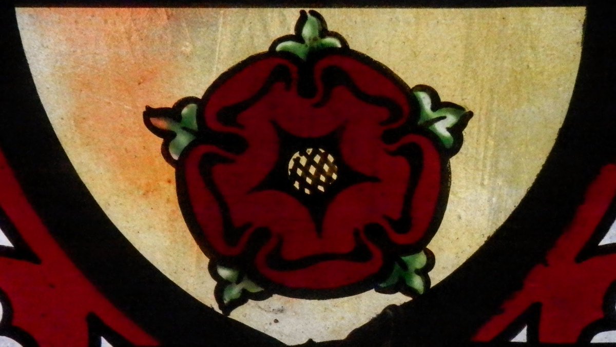 Better make a start on #LancashireDay then!  The #rain won't stop us!

Although we're closed on Mondays, we'll spend the day working with  our #volunteers on projects, and making a start on the weekend's worth of enquiries.

Here's a #rose from the church of St Peter in #Heysham.