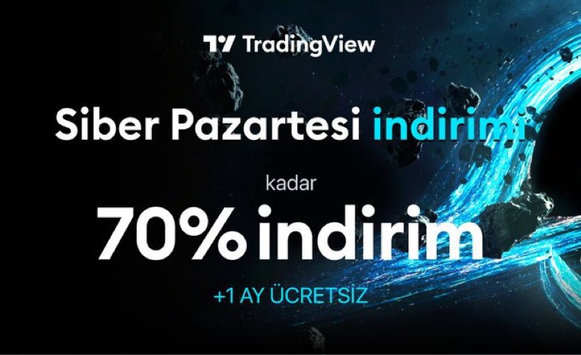 TradingView Siber Pazartesi indirimini kutlamak için ben de 3 kişiye abonelik hediye ediyorum!💣

🎁 1 yıllık Premium
🎁 1 yıllık Plus
🎁 1 yıllık Essential

Katılmak için:
📌 <a href="/tr_tradingview/">TradingView Türkiye 🇹🇷</a> takip edin
📌 Bu paylaşımı beğenip RT edin

Herkese bol şans!

Bu akşam açıklanacak🏆