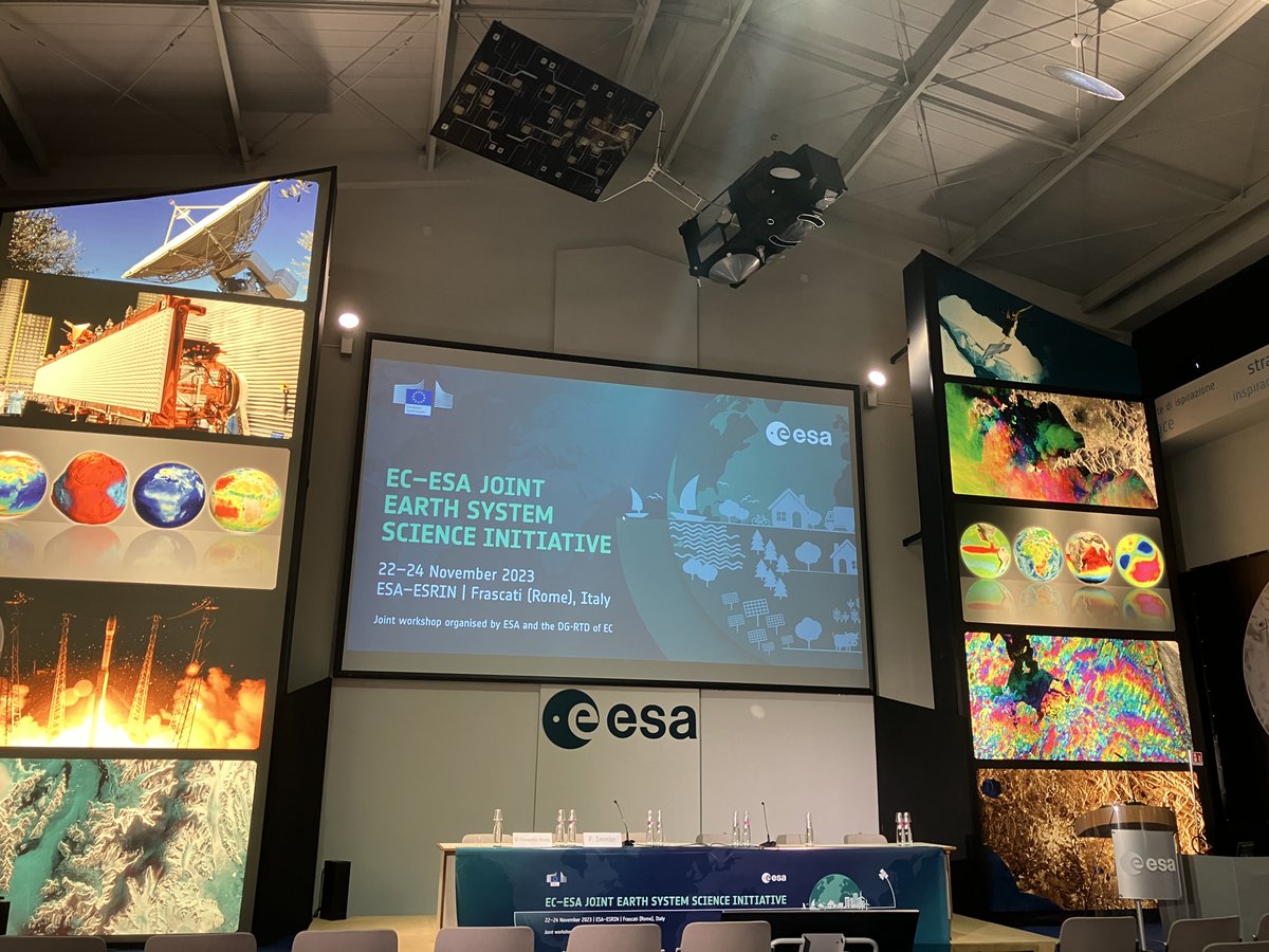 Great to attend the EC-ESA Joint Earth System Science Initiative last week at @ESA_EO. Fantastic to see such great projects and collaborations throughout the meeting. And of course the lovely location in Rome was a bonus!