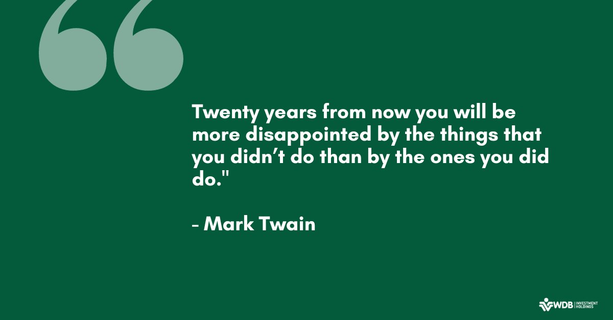 WDBinvestments's tweet photo. As we have come to know, the best thing we can do for our future selves is start. Whatever the dream, it only has a chance if we start.

#MotivationMonday #EntrepreneurshipMonth https://t.co/oZ7FYg7tvJ