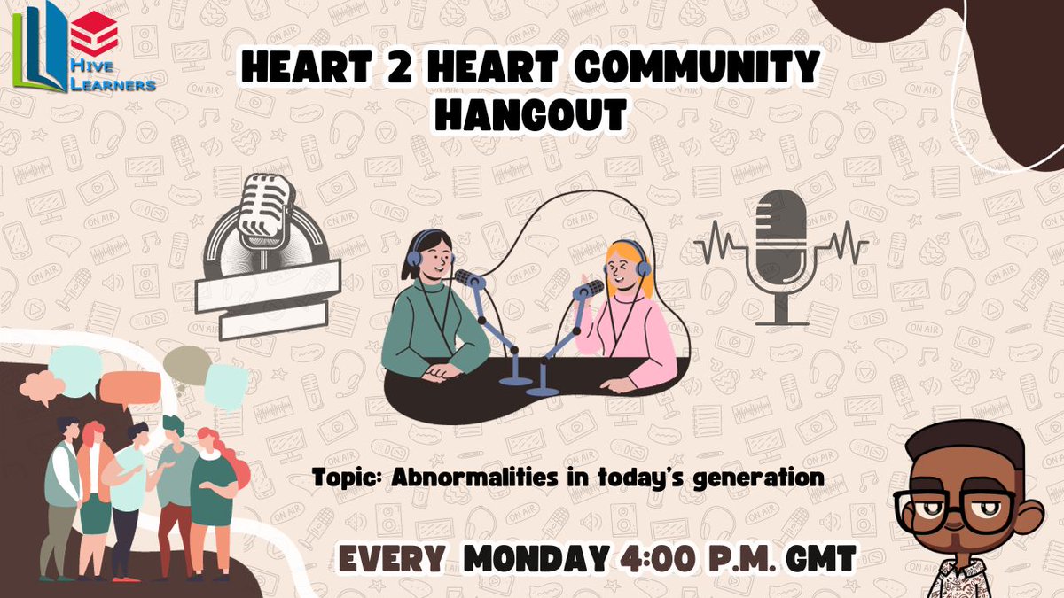 pandax_hive's tweet photo. Today we would be having our Monday's Heart to heart hangout show and the discussion would be on: Abnormalities in today's generation. Join us on HL DISCORD SERVER by 4PM GMT. #Hive #society #web3 #HiveLearner
Link is in the comment below ๐ https://t.co/DDyZmxuBvr
