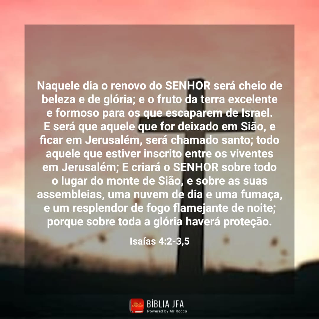 Jeanbsilva's tweet photo. O próprio Senhor Jesus será a proteção do seu povo na nova terra. Ele será a nuvem e a coluna de fogo do seu povo. Todos aqueles que se acharem na cidade de Sião estarão seguros. #rpsp #Isa4 https://t.co/WkKvawRAsF