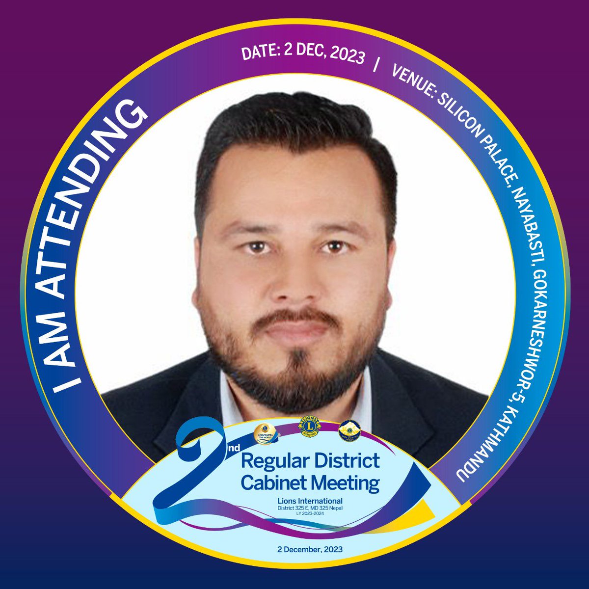 नमस्कार 🙏 
हार्दिक निमन्त्रणा !

कार्यक्रम
मिति :~ २०८० मंसीर १७ गते शनिवार ।
स्थान :~ सिलिकन प्यालेस, गोकर्णेश्वर - ५ काठमाण्डौ ।
समय :~ दिनको १२:३० वजे ।